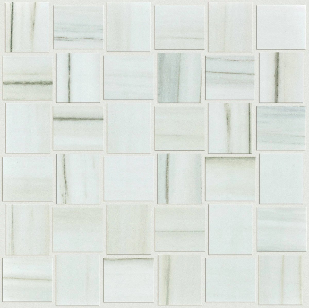 Shaw Vision Basketweave Mosaic Matte Porcelain Tile Zebrino
