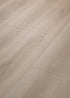 Shaw Aspire Natural Bevel 3381V Mineral Grey waterproof luxury vinyl plank close-up cool stone-inspired grey wood grain with natural bevel
