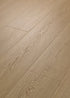 Shaw Aspire Natural Bevel 3381V Nomadic Brown waterproof luxury vinyl plank close-up rich warm brown wood grain with natural bevel