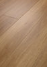 Shaw Aspire Natural Bevel 3381V Golden Shores waterproof luxury vinyl plank close-up warm honey golden oak grain with natural bevel