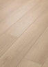 Shaw Pro 3060V Starting Line Sunlit Beige waterproof luxury vinyl plank close-up soft warm beige wood grain