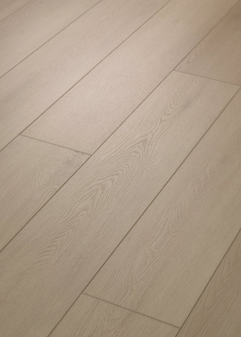 Shaw Pro 3060V Starting Line Serene Greige waterproof luxury vinyl plank close-up calm balanced greige wood grain