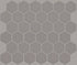 Shaw Baker Blvd 2" Hex Matte Mosaic Porcelain Tile Taupe
