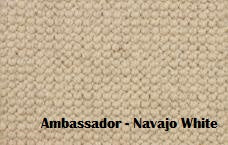 2101 Navajo White Unique Broadloom Wool Carpet – Ambassador – 13 ft 2 in wide - GreenFlooringSupply.com