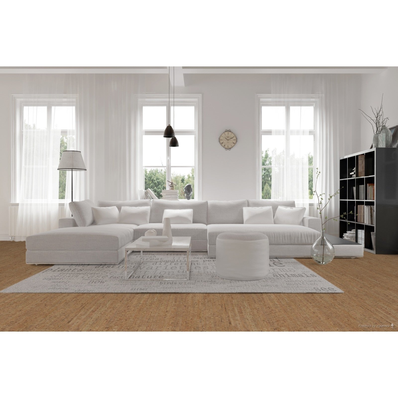 Amorim Wise - Cork Floating Plank -  Traces Tea 7.5"x48" - GreenFlooringSupply.com