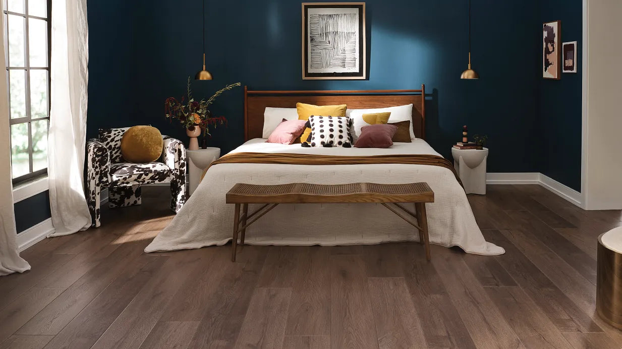 Coretec Plus Premium Integraged Bevel with Softstep – Cerith Oak 9" - GreenFlooringSupply.com