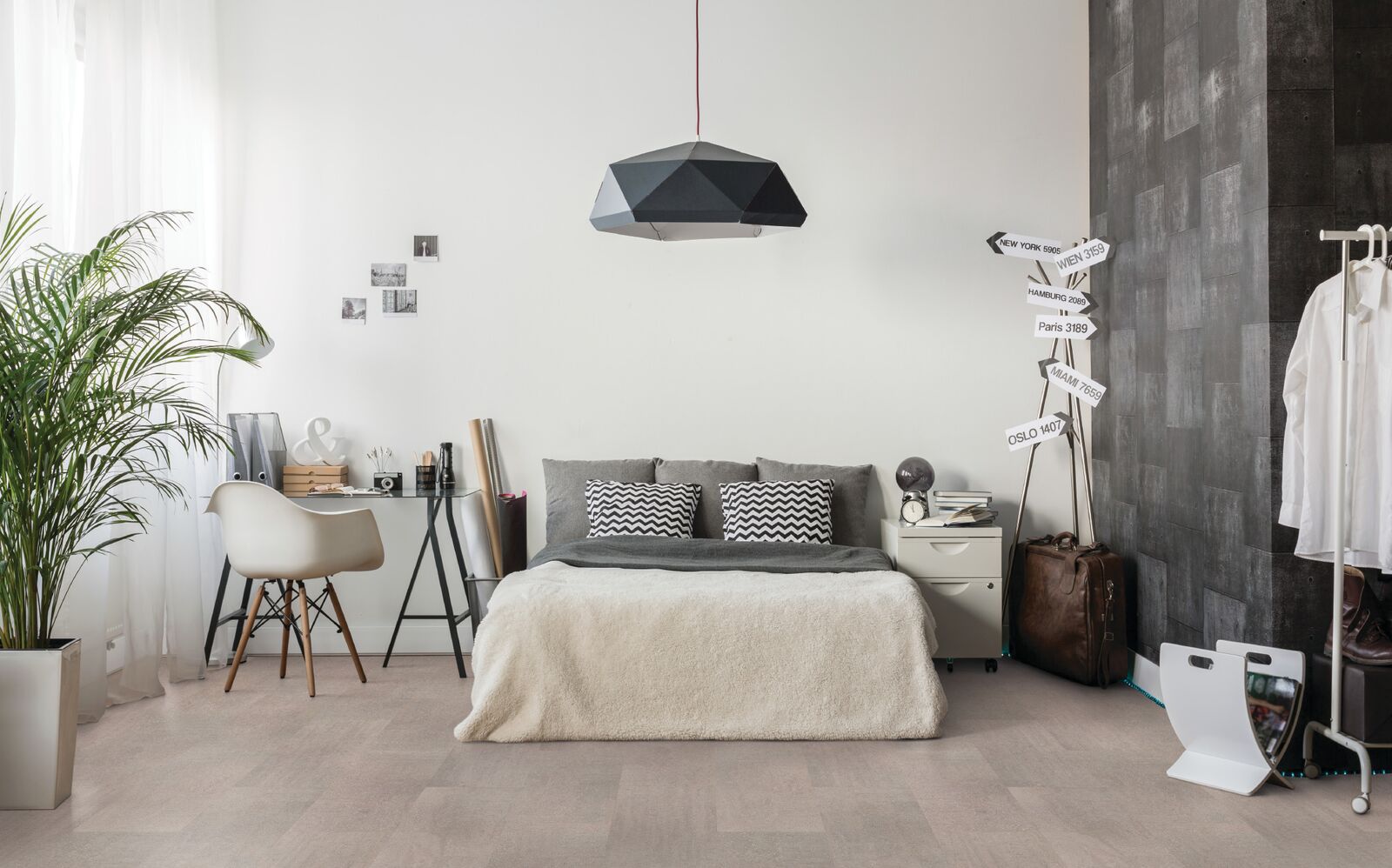 Wicanders Cork Essence Floating Plank - Fashionable Cement 12"x36" - GreenFlooringSupply.com