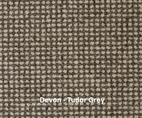 2101  Tudor Grey Unique Broadloom Wool Carpet – Devon – 13 ft 2 in wide - GreenFlooringSupply.com