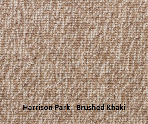 4463 Brushed Khaki Unique Broadloom Wool Carpet – Harrison Park – 13 ft 2 in wide - GreenFlooringSupply.com