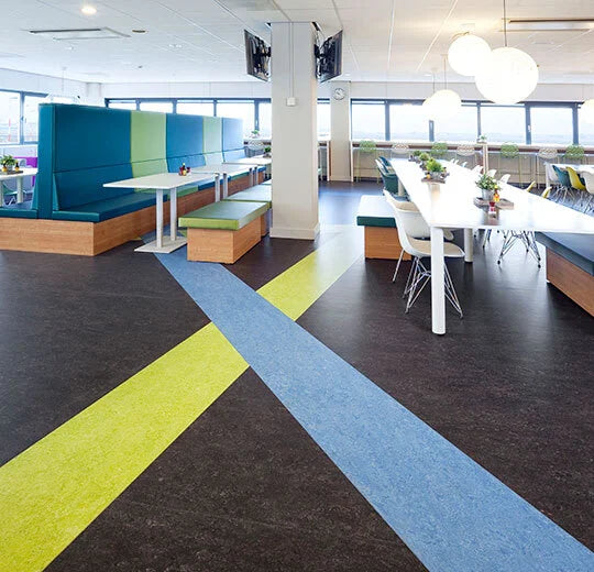 Marmoleum Cinch Loc Seal Panel - Dark Bistre 12" x 36" - GreenFlooringSupply.com