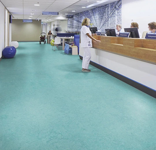 Marmoleum Cinch Loc Seal  Square - Aqua 12" x 12" - GreenFlooringSupply.com