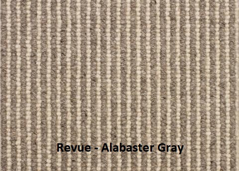 2101 Alabaster Gray Unique Broadloom Wool Carpet – Revue – 13 ft 2 in wide - GreenFlooringSupply.com