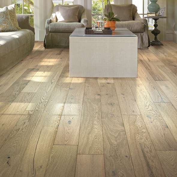 Shaw Couture Oak Engineered Wood  - Crema 7.5" - GreenFlooringSupply.com