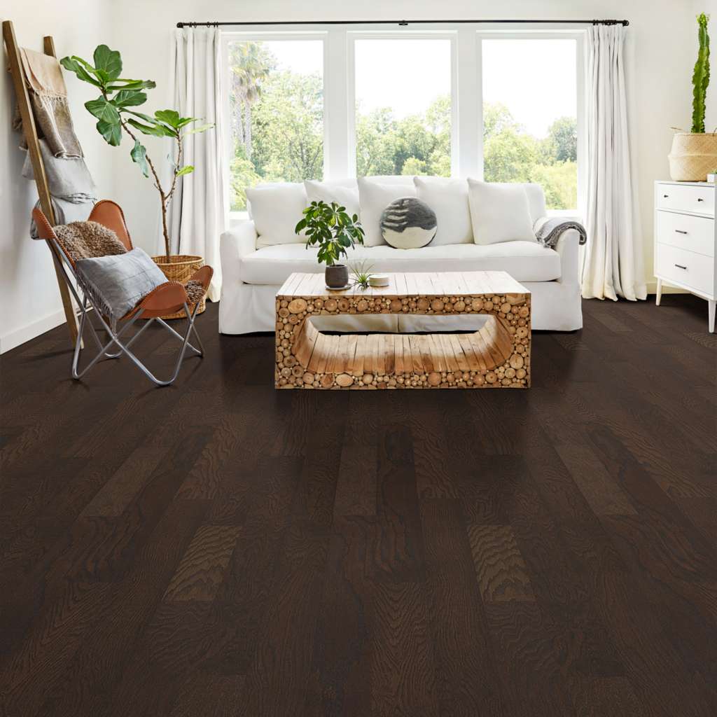 Shaw Epic Albright Oak  Hardwood Flooring - Chocolate 5" - GreenFlooringSupply.com