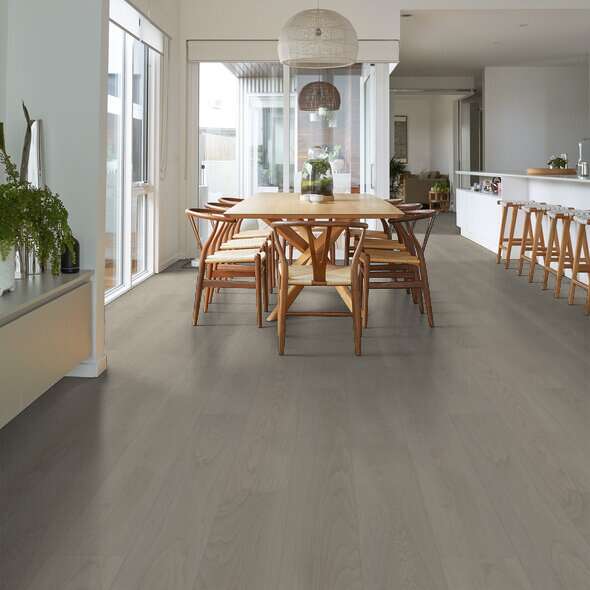 Shaw Floorte Classic Titan HD Plus Platinum - Serene Driftwood 9" - GreenFlooringSupply.com