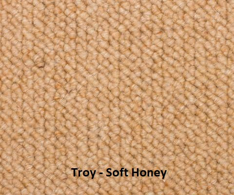2952 Soft Honey Unique Broadloom Wool Carpet – Troy – 13 ft 2 in wide - GreenFlooringSupply.com