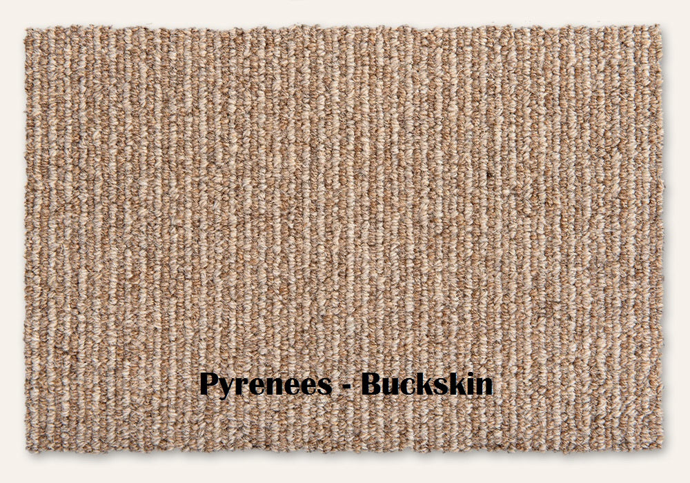 Buckskin EarthWeave Bio-Floor Natural Wool Carpet – Pyrenees – 12 ft wide - GreenFlooringSupply.com