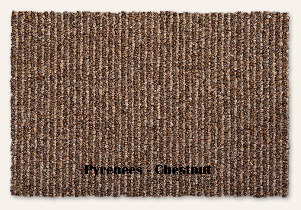 Chestnut EarthWeave Bio-Floor Natural Wool Carpet – Pyrenees – 12 ft wide - GreenFlooringSupply.com